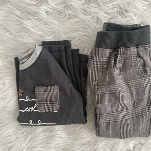 Cute plaid set